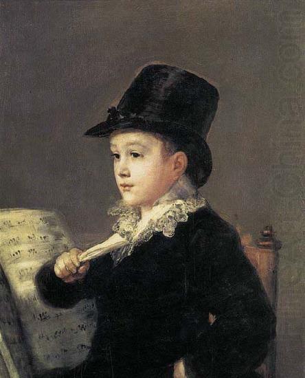 Portrait of Mariano Goya, the Artist's Grandson, Francisco Jose de Goya